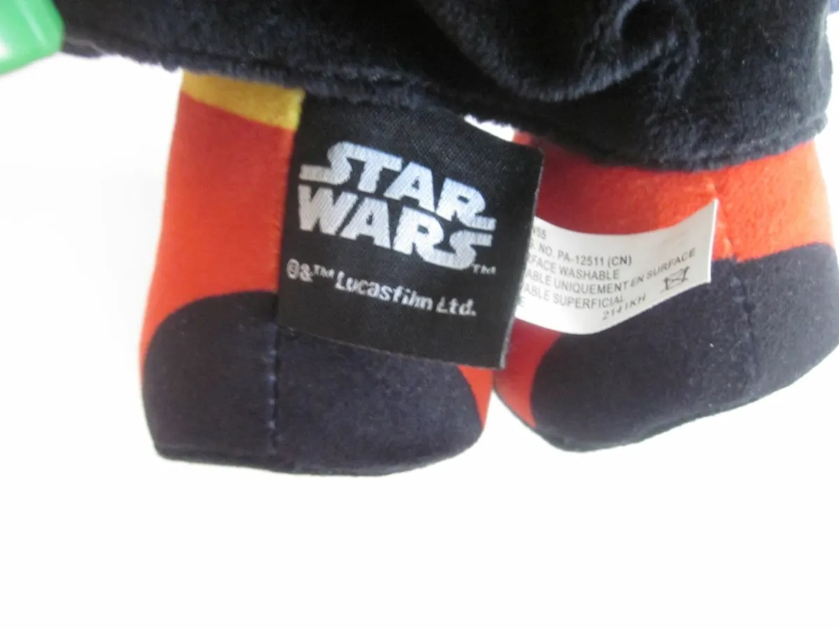 Star Wars Boba Fett Plush Stuff Toy Plastic Head 2 - Image 3