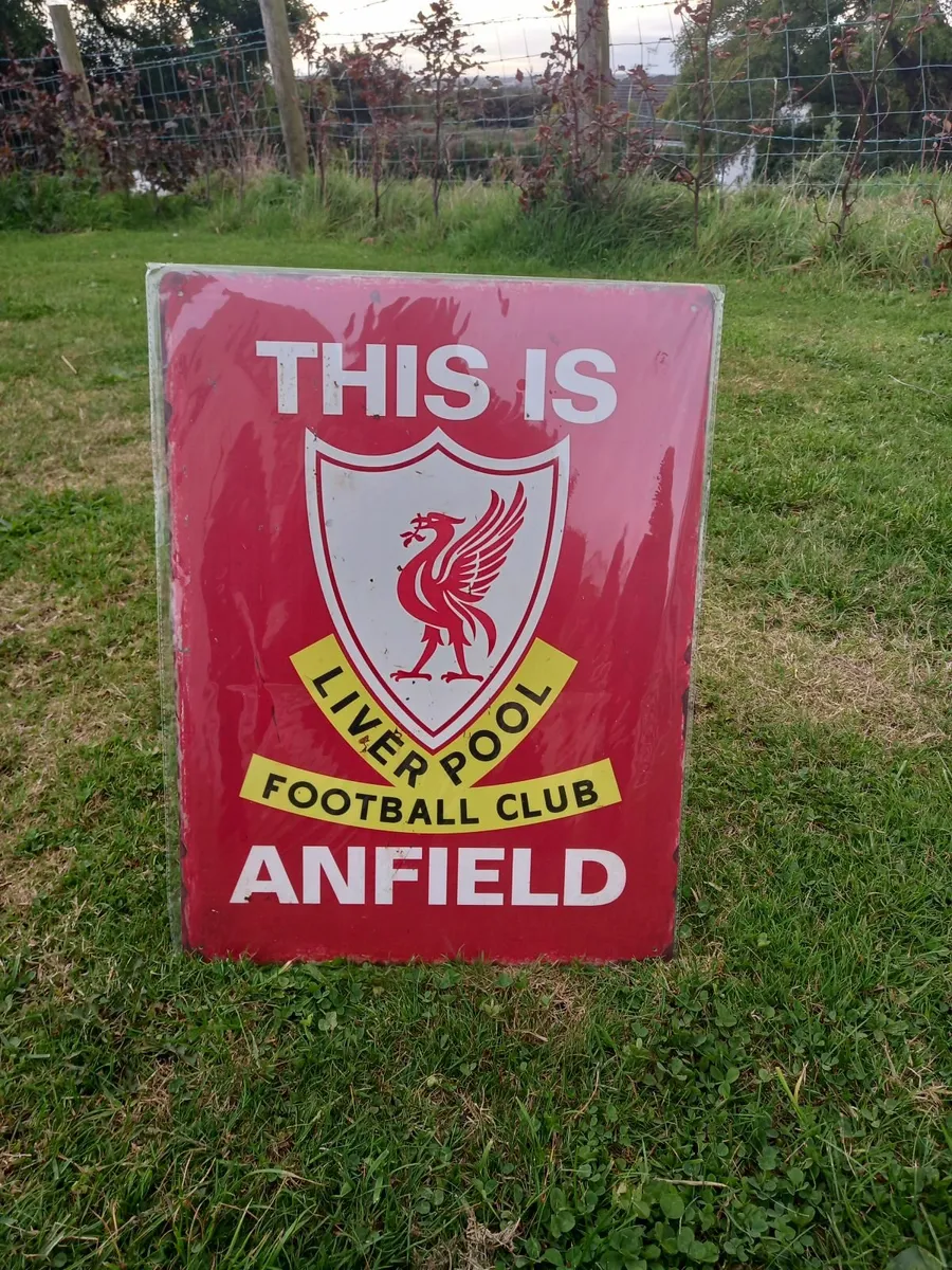 Liverpool Tin Sign - Image 1