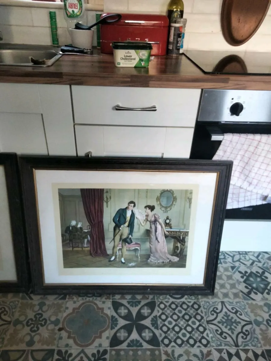 Two Antique Colour prints - Image 2