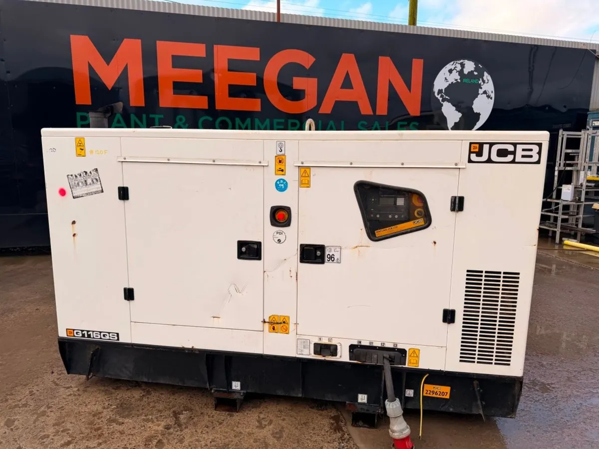 2020 JCB GENERATOR GENSET... 116 KVA ....120F - Image 1