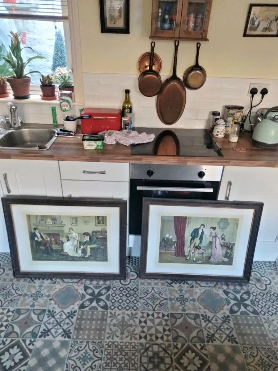 Two Antique Colour prints - Image 4