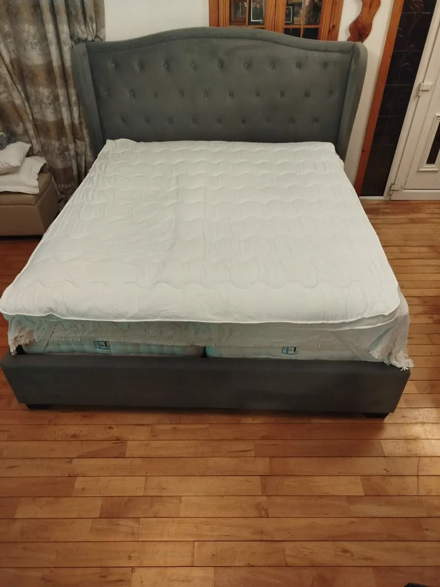 Grey superking bed - Image 3