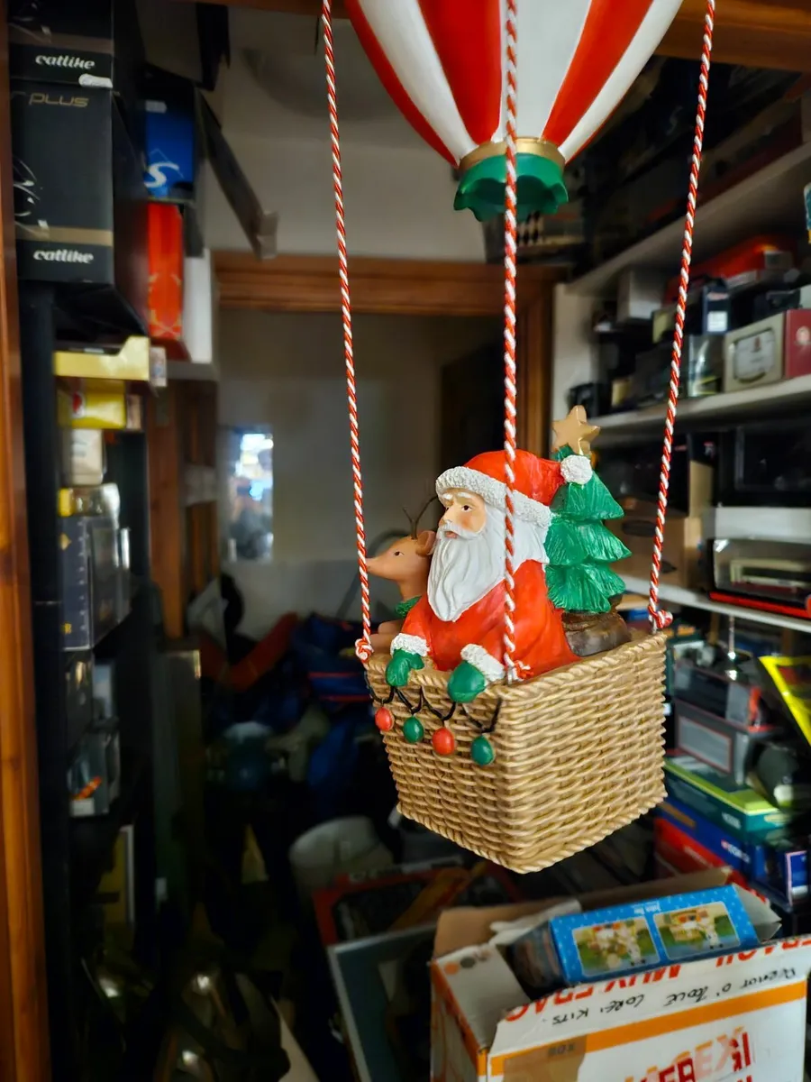 Hot Air Balloon Christmas Decoration Ceramic - Image 4