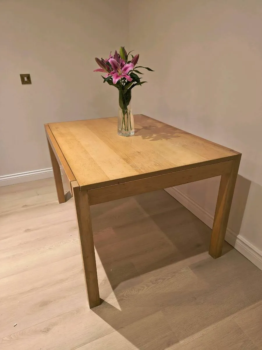 Extendable Oak Kitchen Table - Image 2