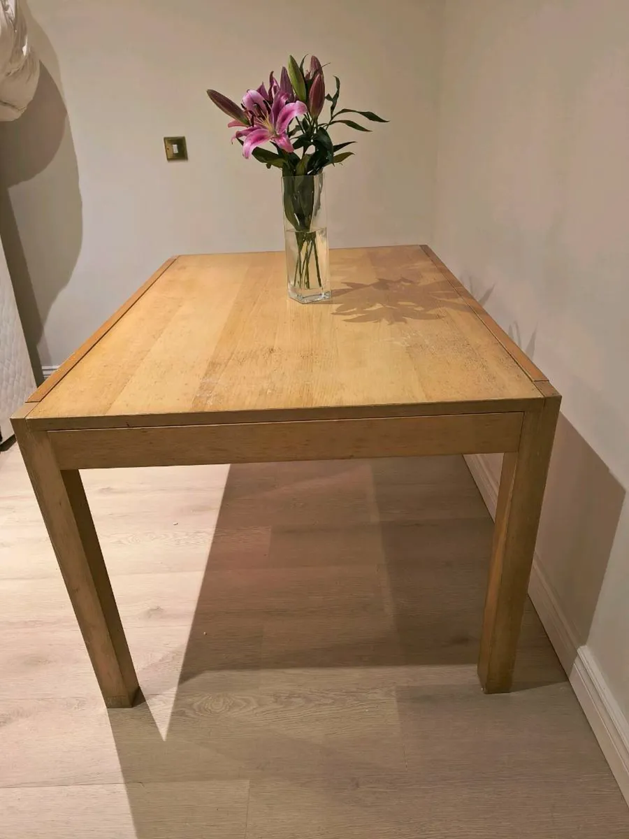Extendable Oak Kitchen Table - Image 3