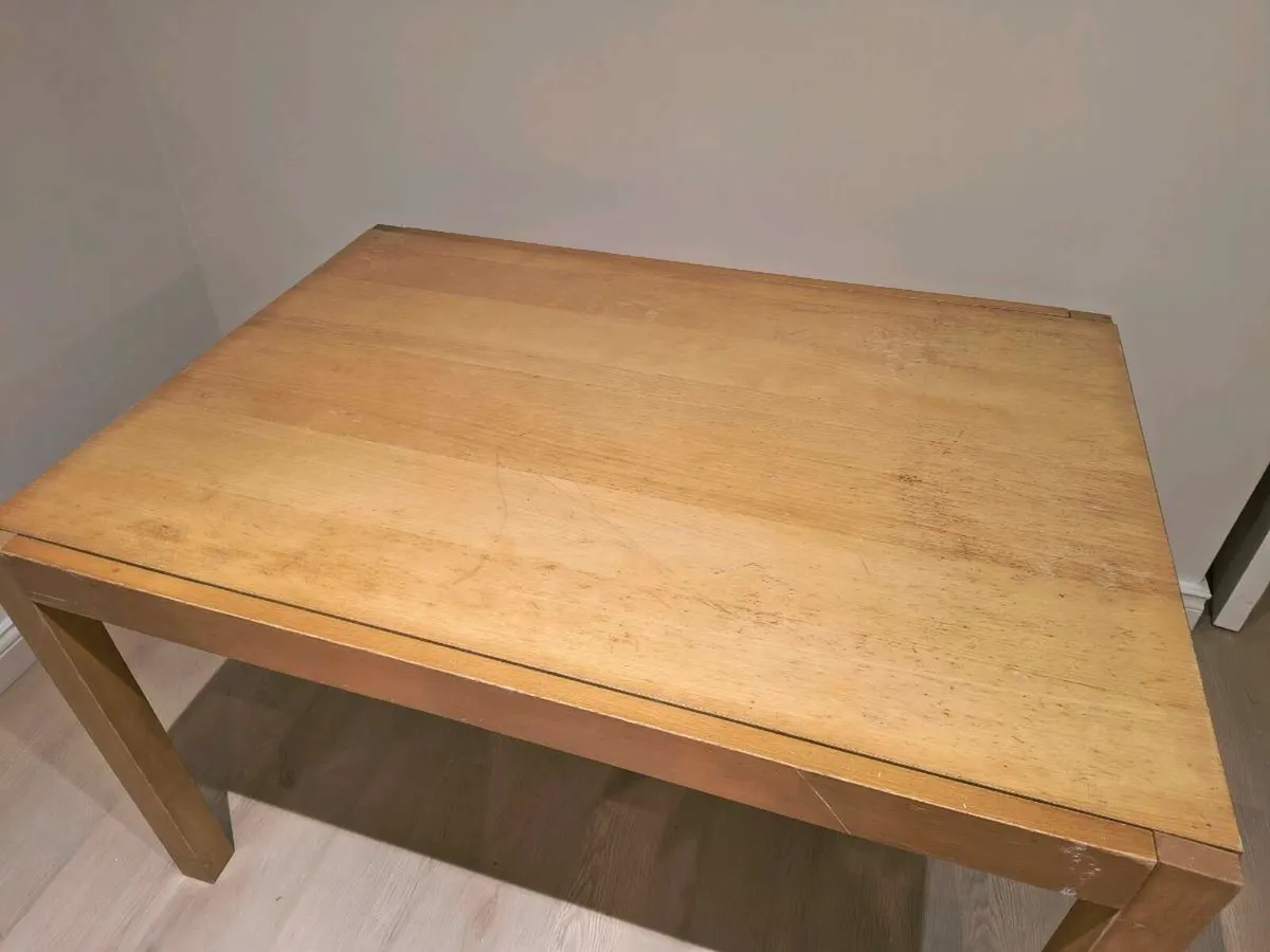 Extendable Oak Kitchen Table - Image 4