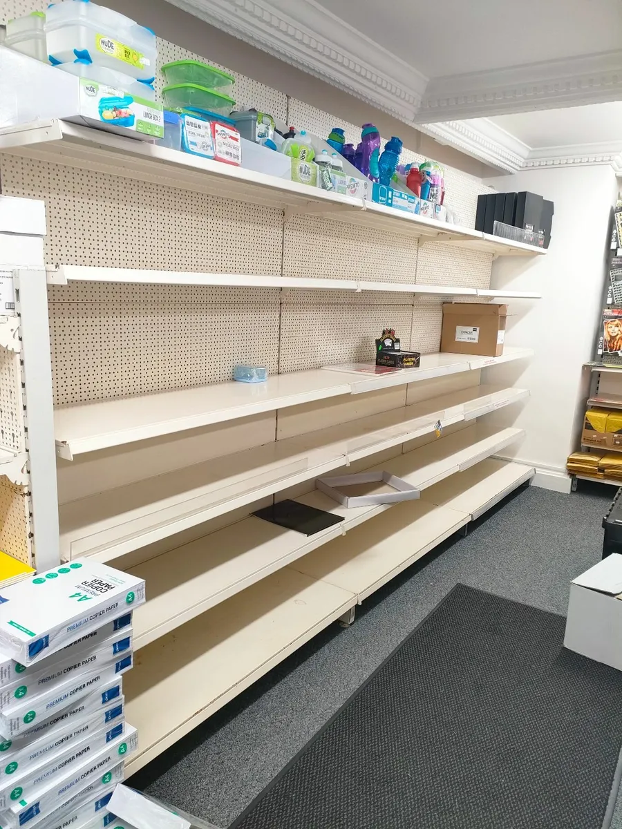 Pegboard metal shelves - Image 2