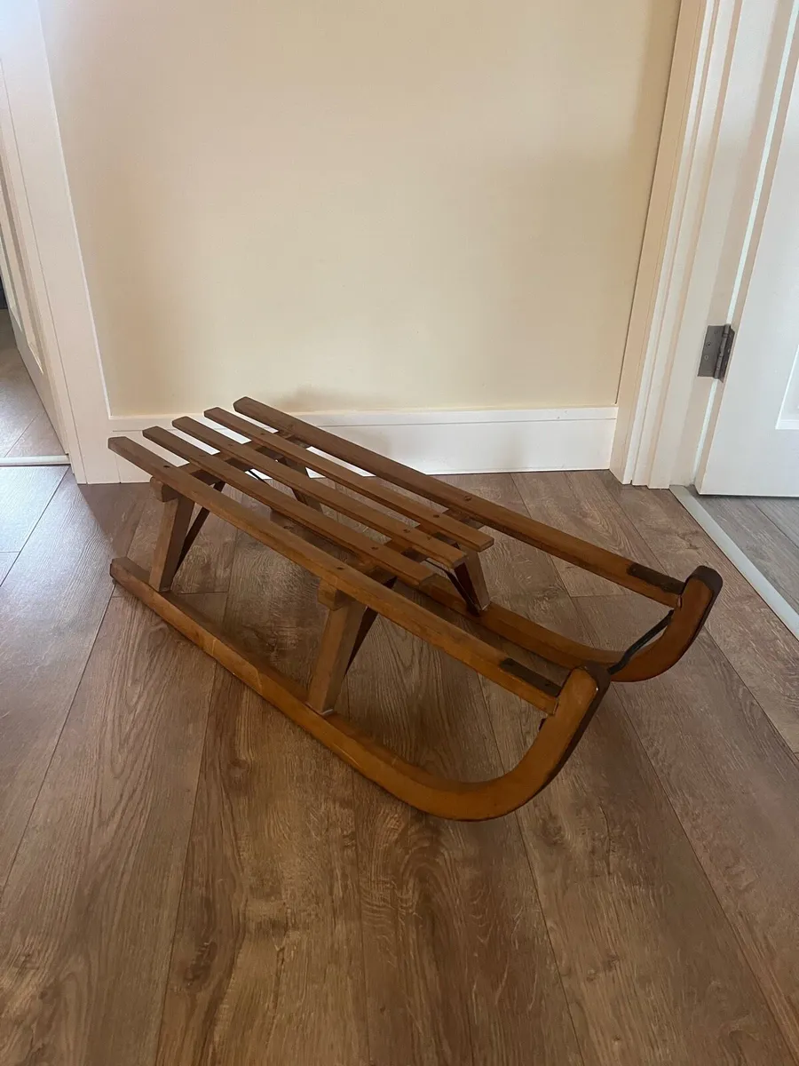 Vintage Child’s Snow Sled - Image 1
