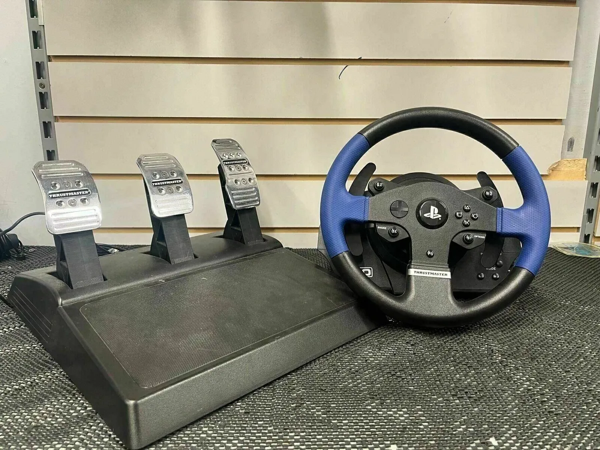 PS T150 Pro Wheel & Pedals - Image 1