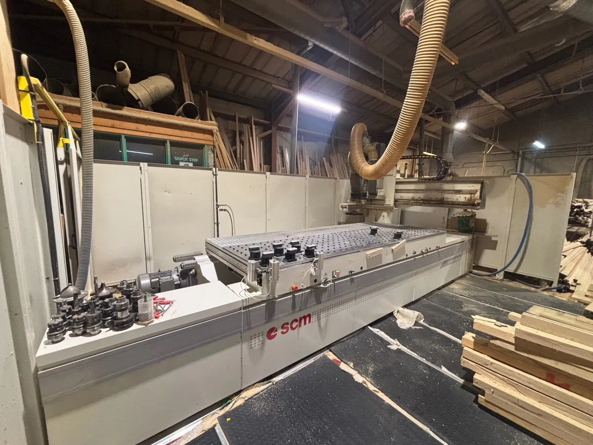 SCM Record 100AL Flat Bed Nesting CNC - Image 3