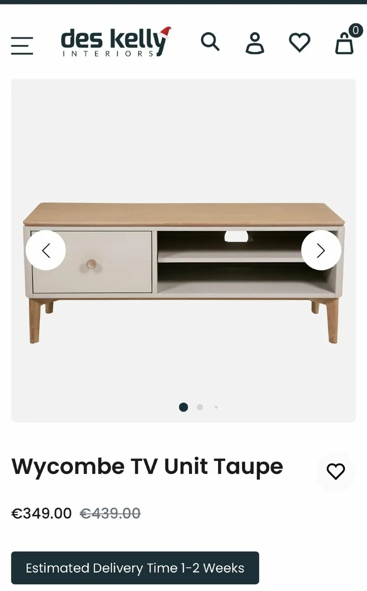 TV Unit Barely Used - Retails 349 euro - Image 1