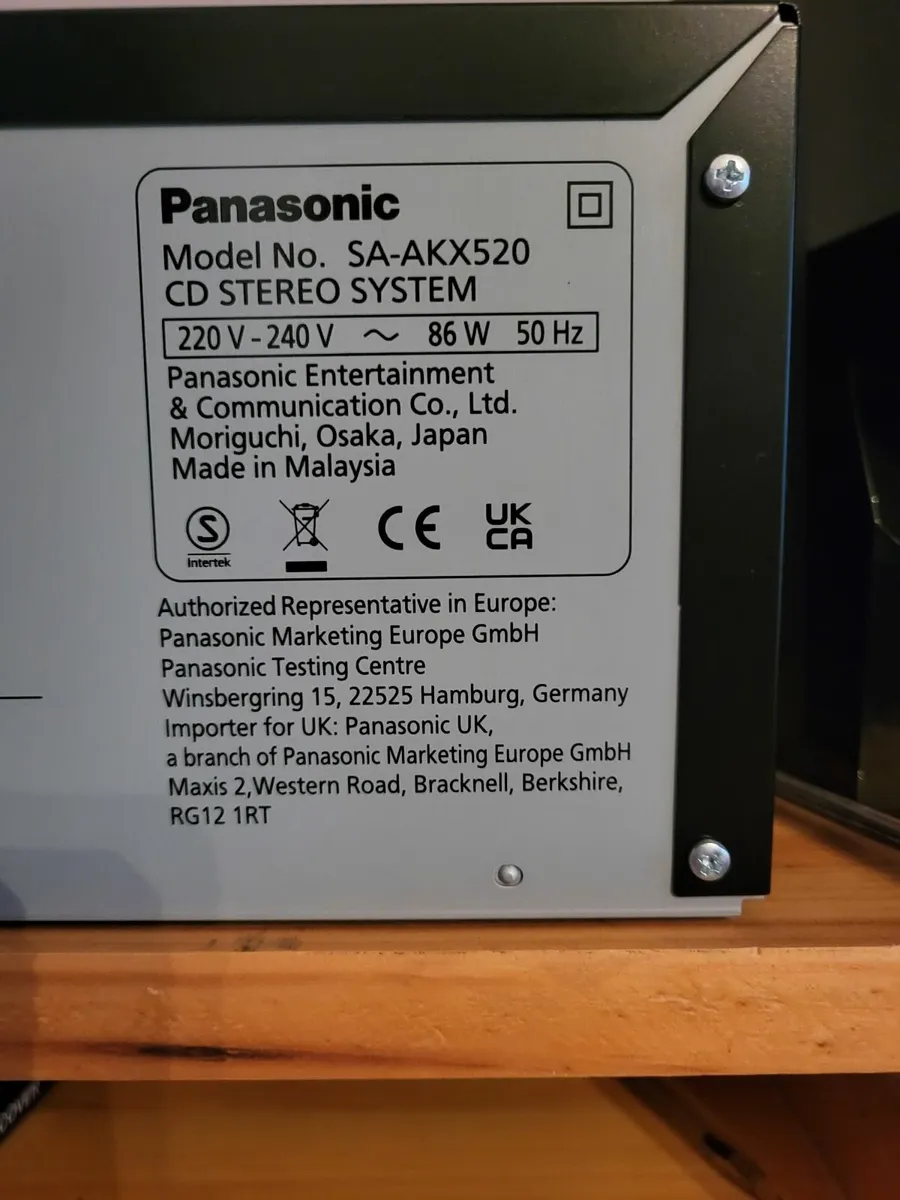 Panasonic bluetooth HI-FI SOUND SISTEM - Image 2