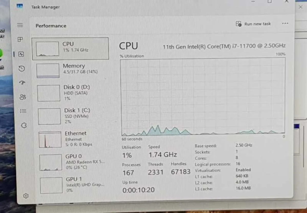 Dell OptiPlex 7090 SFF - High-Performance Desktop PC Intel Core i7-11700 | 32GB DDR4 3200MHz | 1.25TB Storage | RX 550 4GB GPU Windows 11 Pro Activated | WiFi + Bluetooth - Image 3