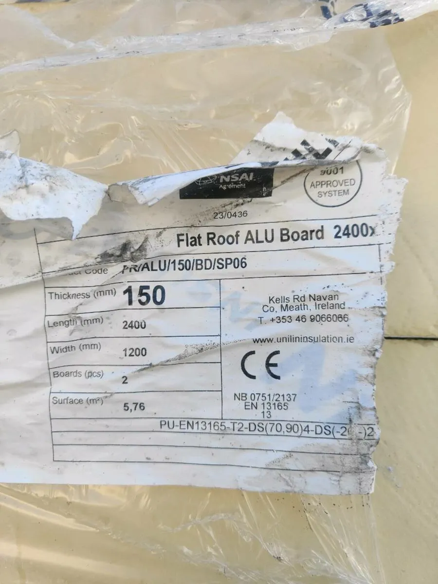 150mm double foil underfloor insulation boards - Image 2