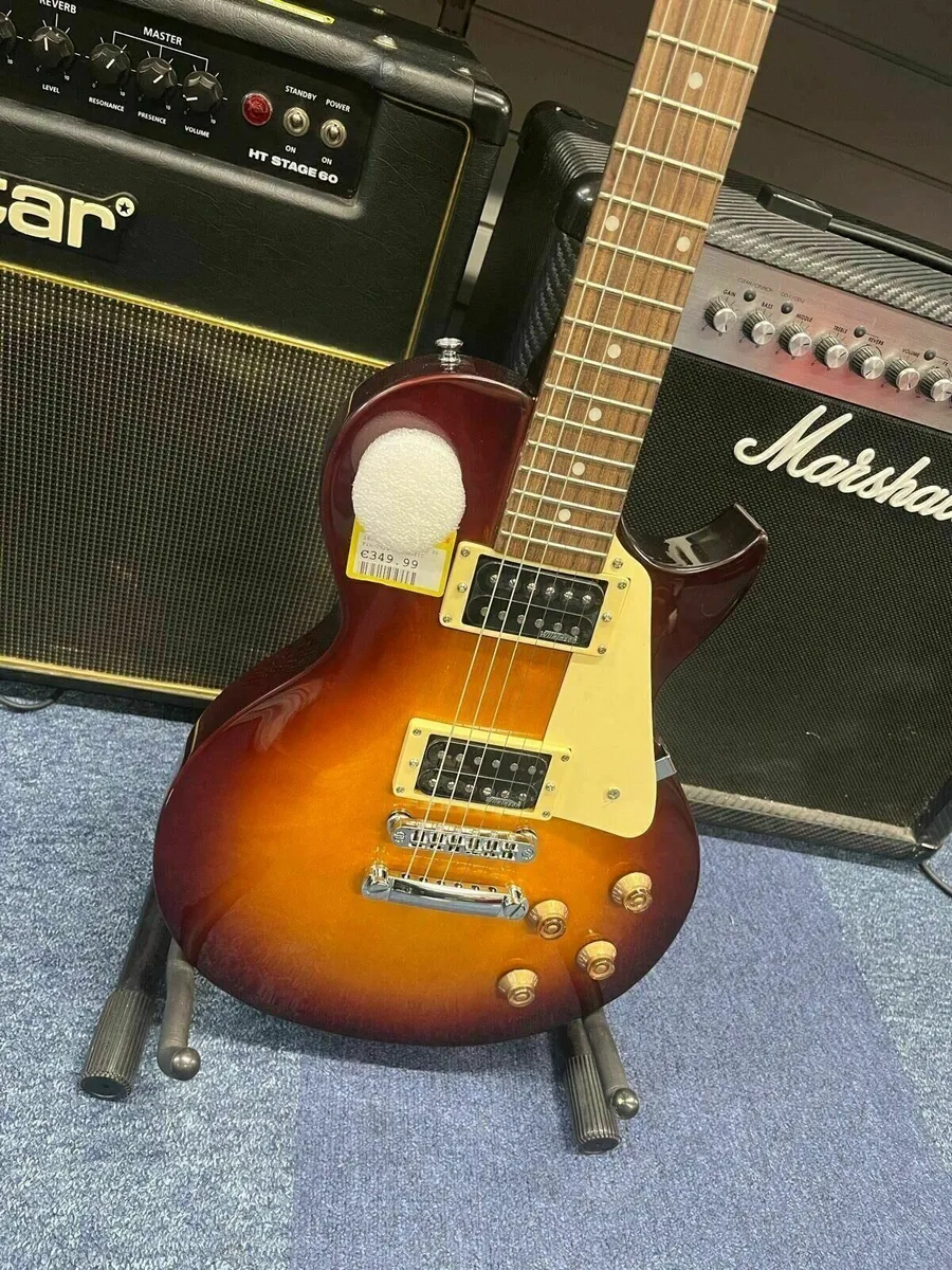 Vintage V100 Tobacco Sunburst Electric Guitar - Image 2
