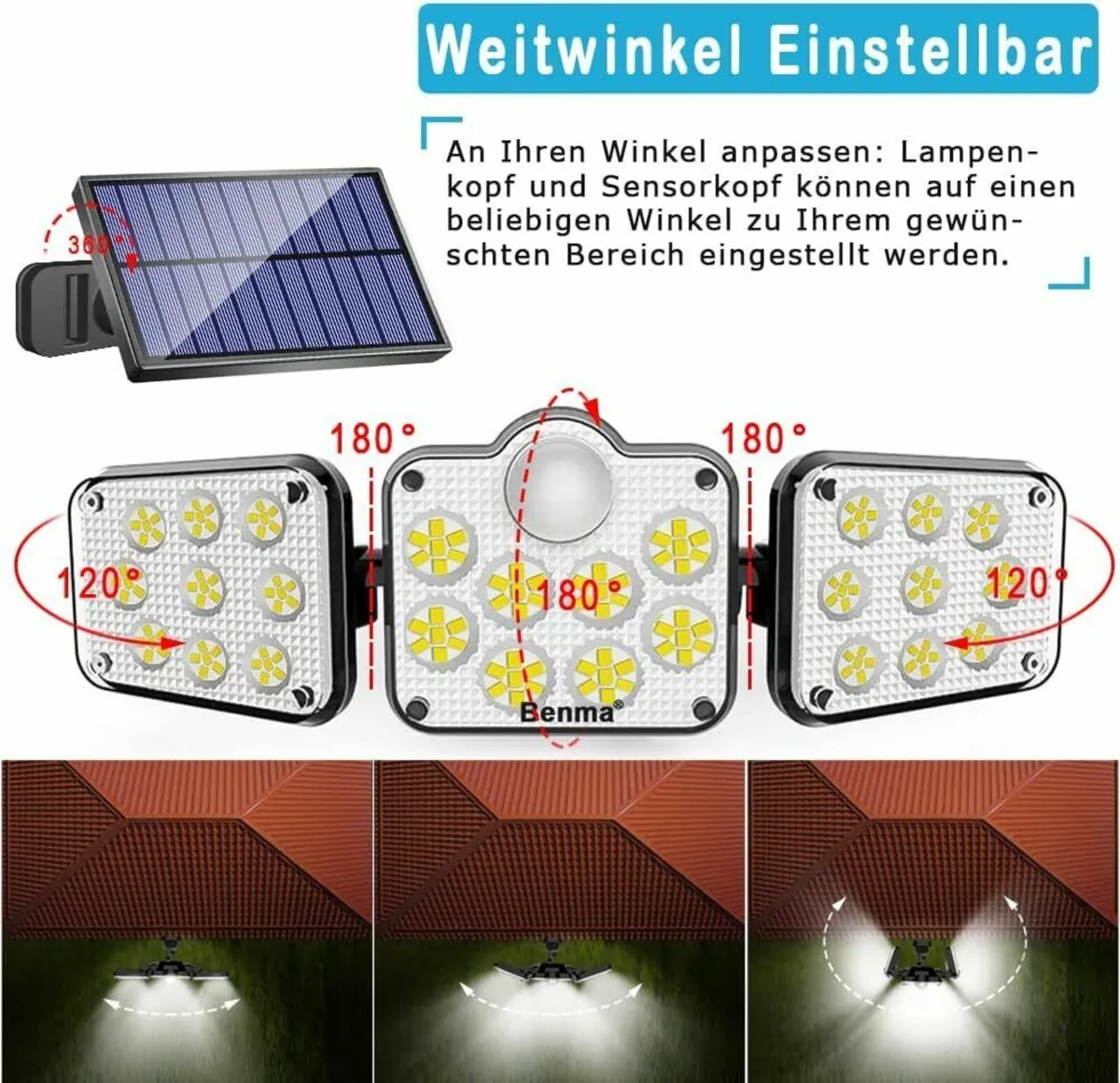 Solar-Powered Motion Sensor Lights for Outdoor - Image 3