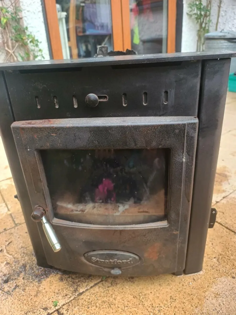 Solid fuel insert  stove with back boiler - Image 1