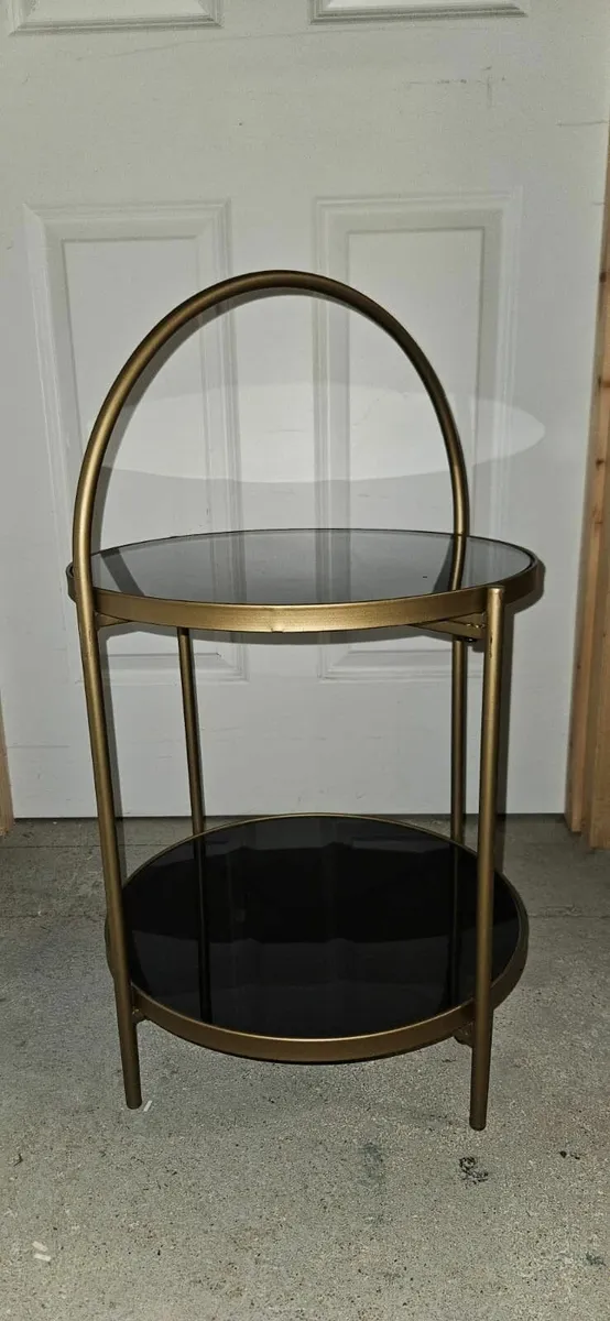 Glass Side Table