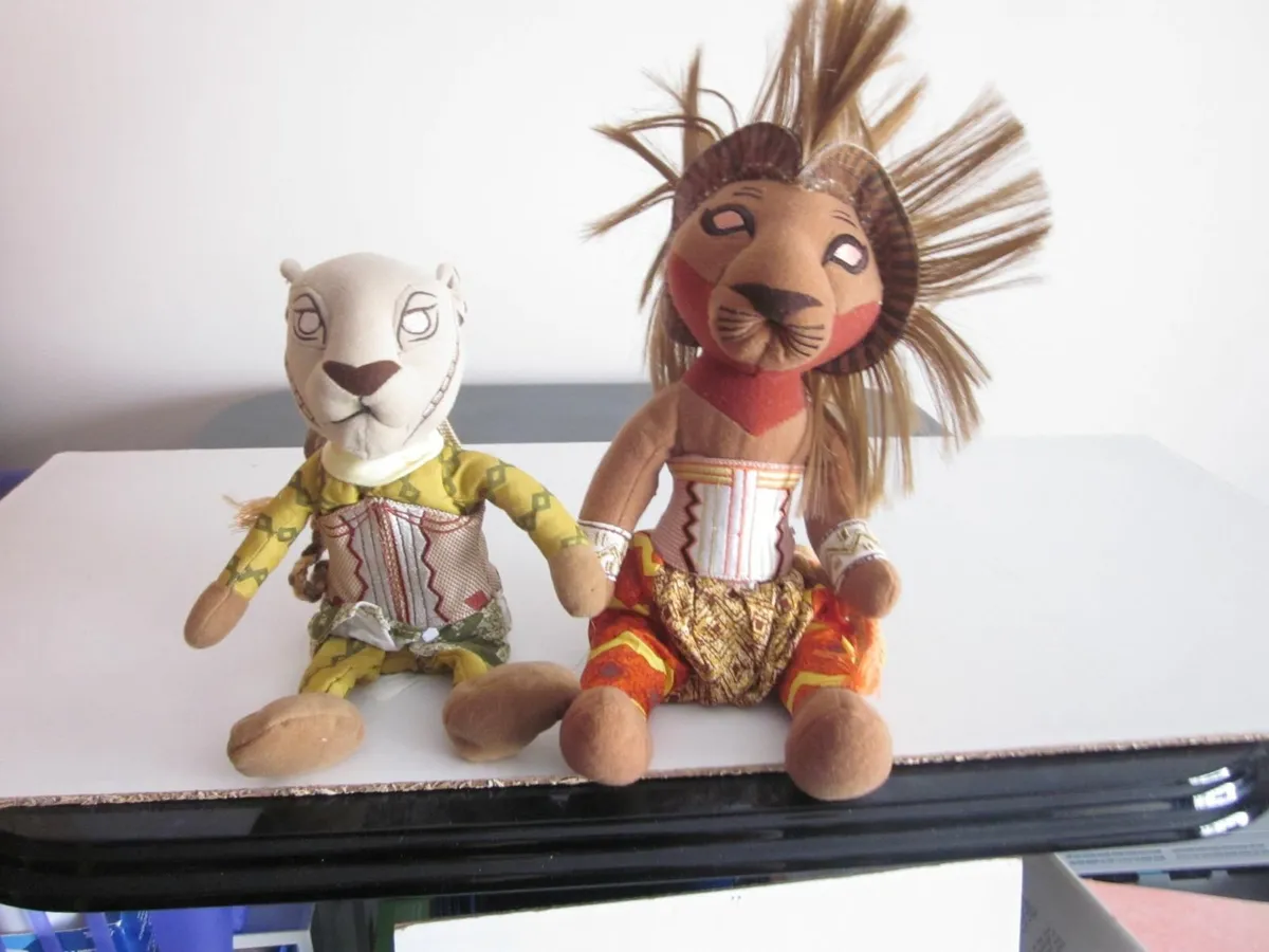 The Lion King  Simba &Nala Plush Stuffed Animal 11 - Image 1