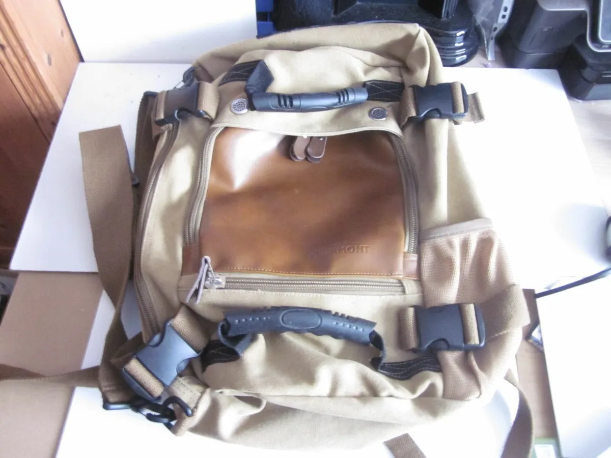 Overmont Backpack Vintage  Hiking Backpack Travel - Image 1