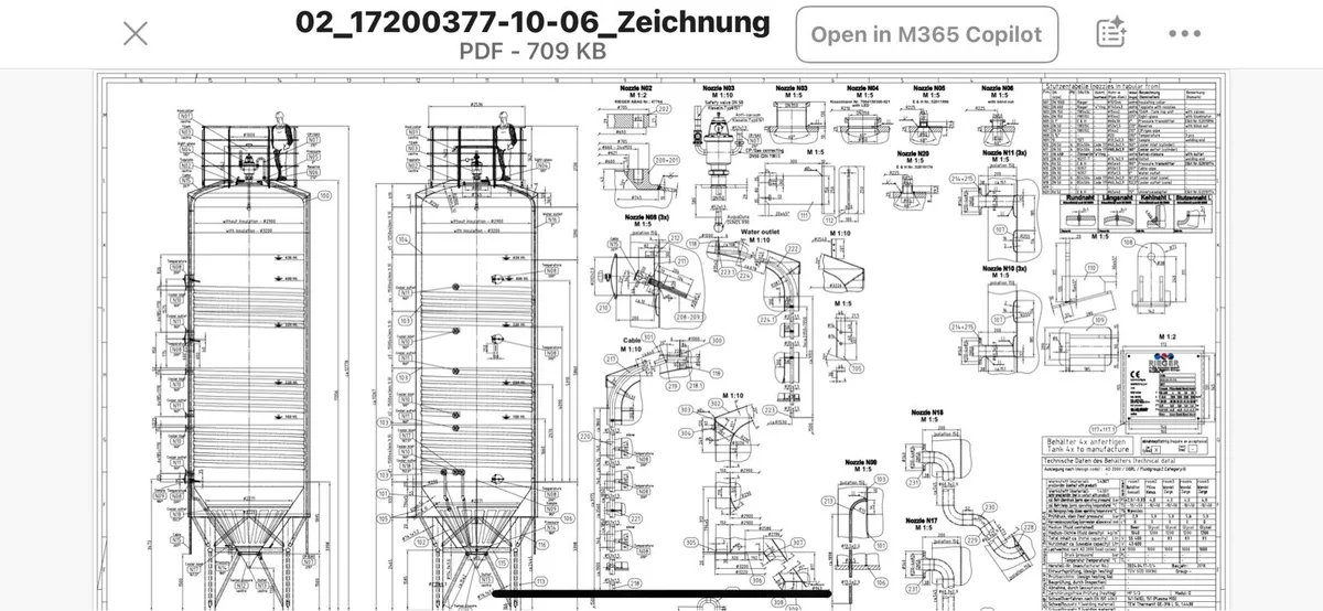 55,000 L Stainless Steel Tank/Fermentation Vessel - Image 4