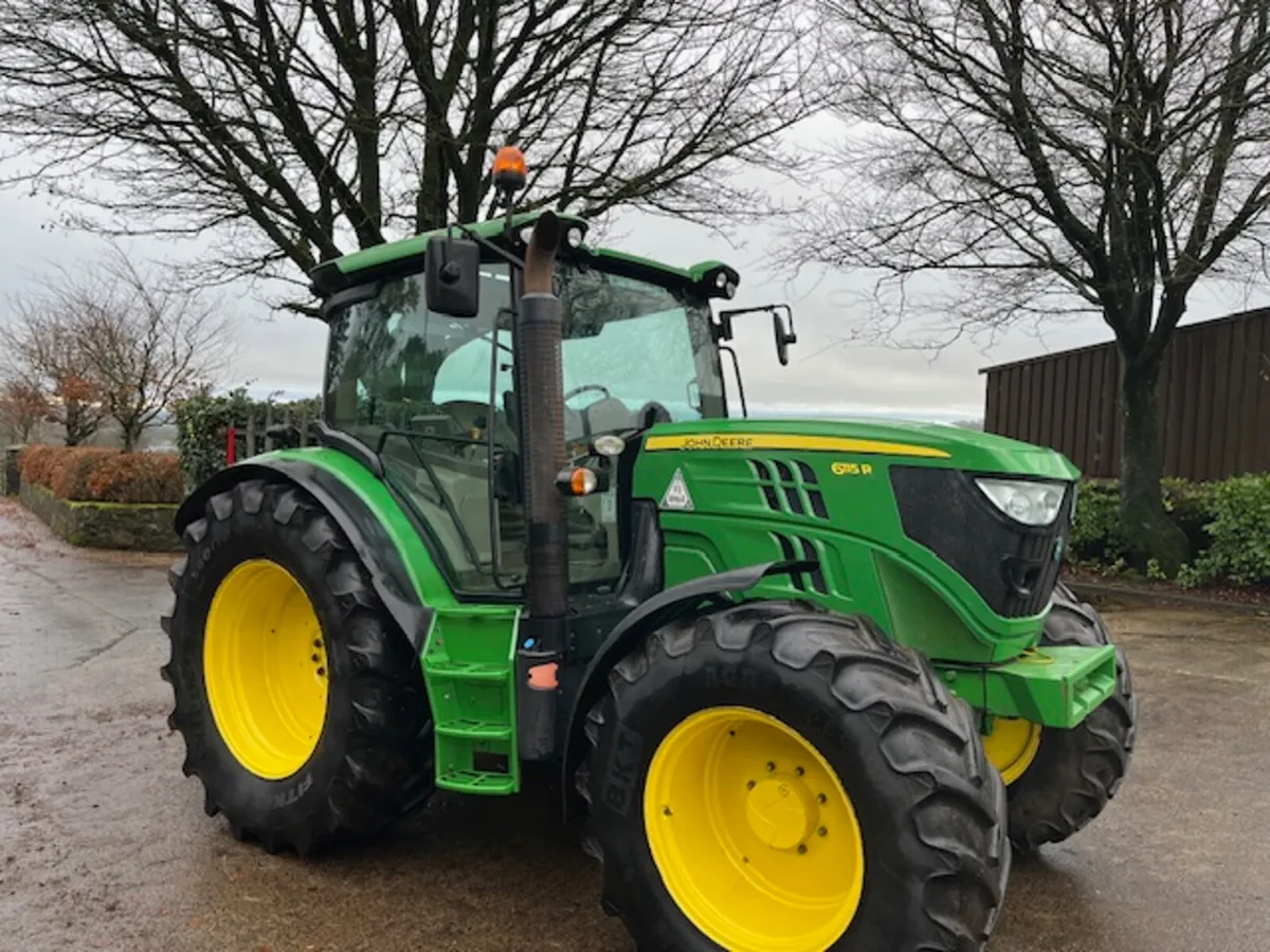 2013 John Deere 6115R with TLS Suspension Tractor - Image 4