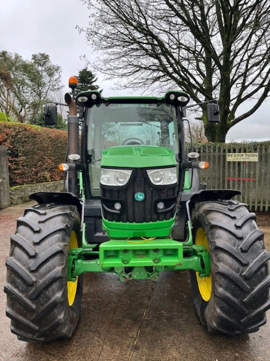 2013 John Deere 6115R with TLS Suspension Tractor - Image 2