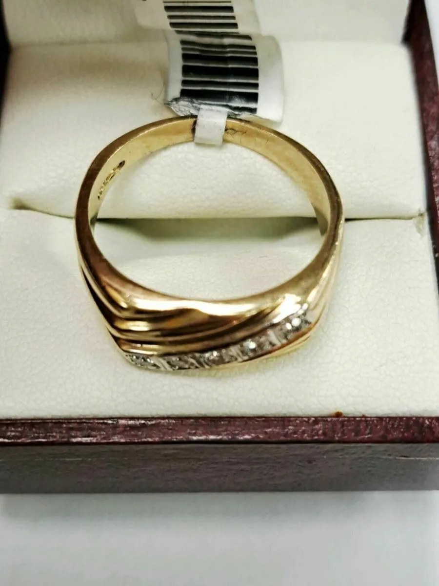9K Gold Diamond Ring 9CT - Image 4