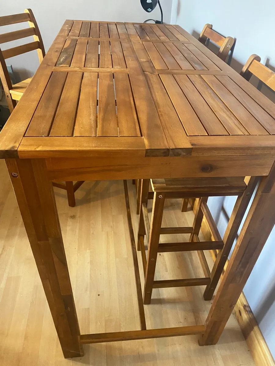 Bar Table and Stools - Image 2