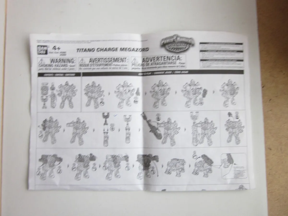 Power Rangers Titato Charge Megazord Staff - Image 3