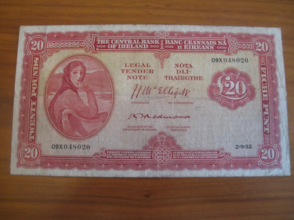20 Pound Lavery Notes-300 E Each Redmond Signature - Image 3