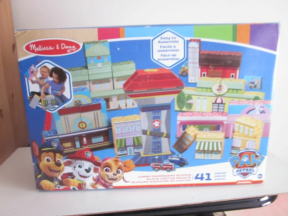 Melissa &Doug Paw Patrol Jumbo Cardboard Blocks 41 - Image 1