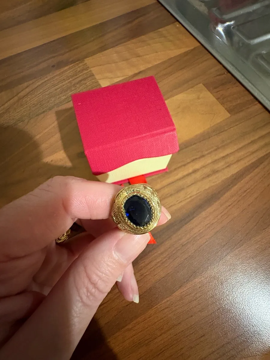 9ct gold college ring - Image 4