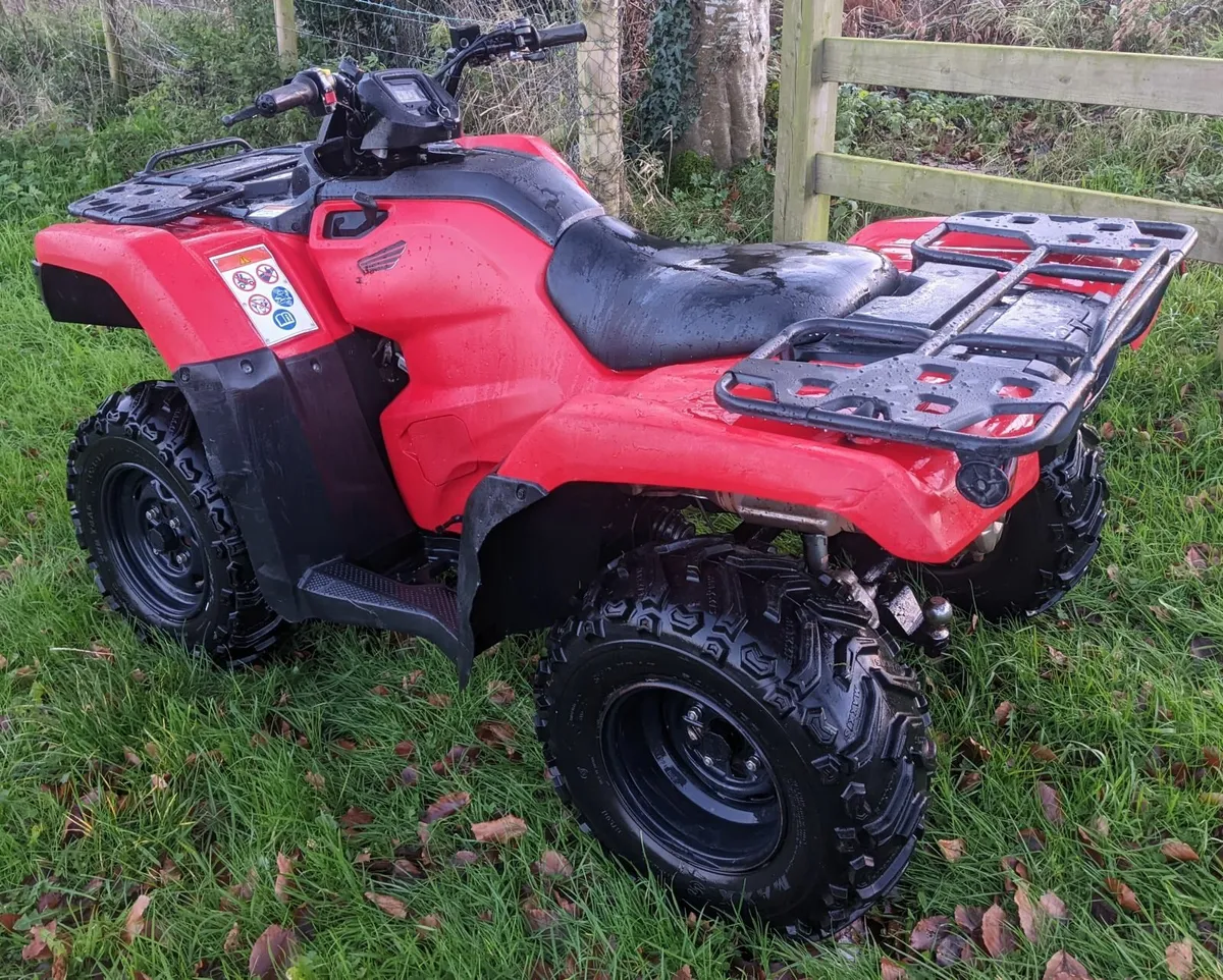 2023 Honda 420 2/4wd Only 500 hours Mint - Image 3