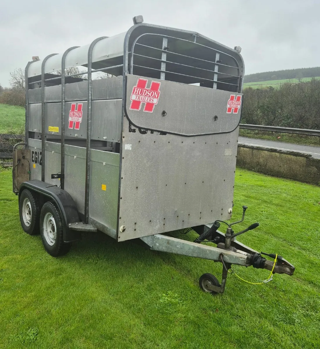 Hudson 8  x  5  cattle trailer as new - Image 1