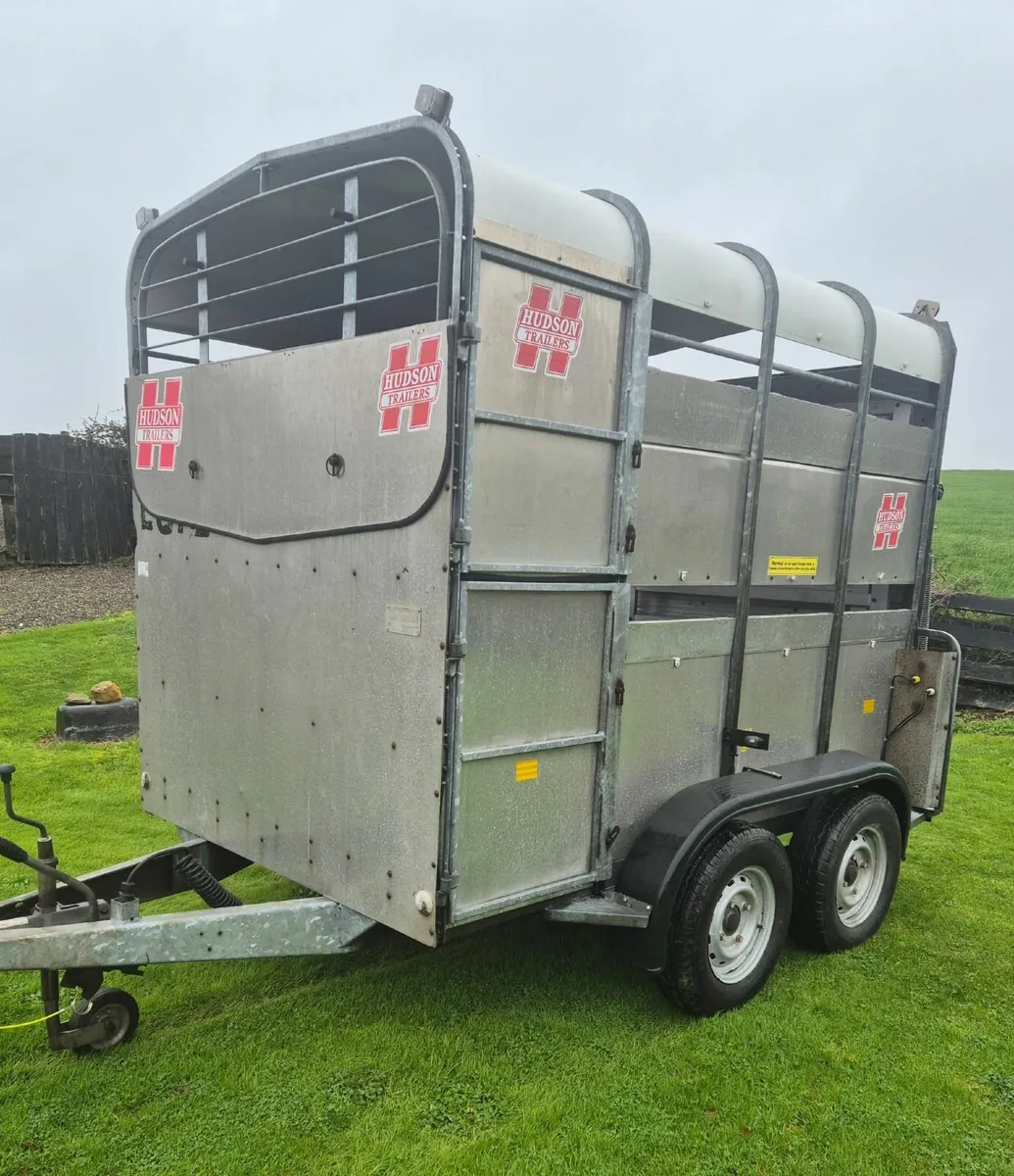 Hudson 8  x  5  cattle trailer as new - Image 2