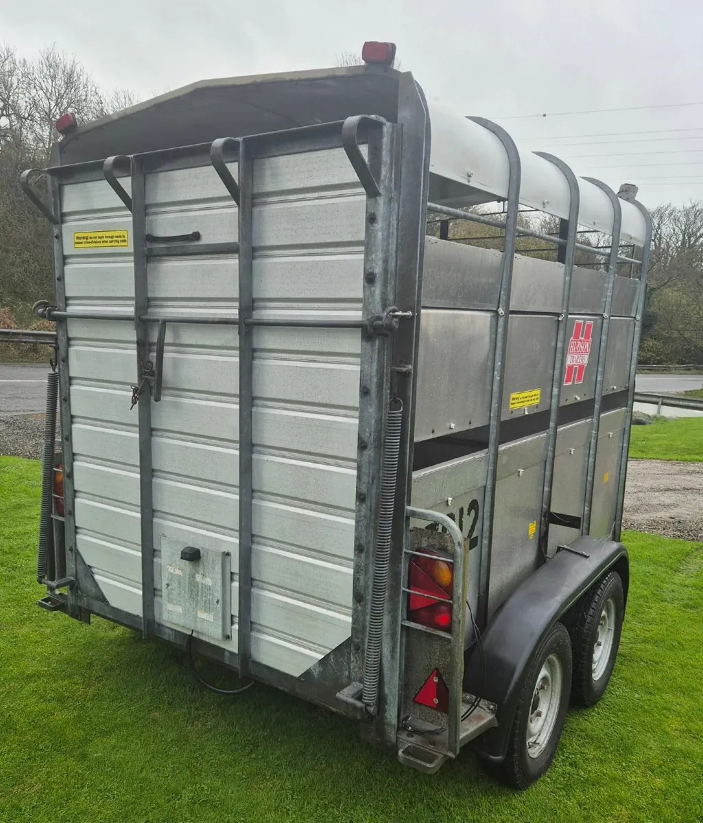Hudson 8  x  5  cattle trailer as new - Image 4