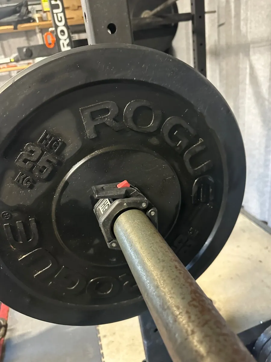 Rogue 30" R-3BT Rack, Bars, Weights, & Accessories - Image 3