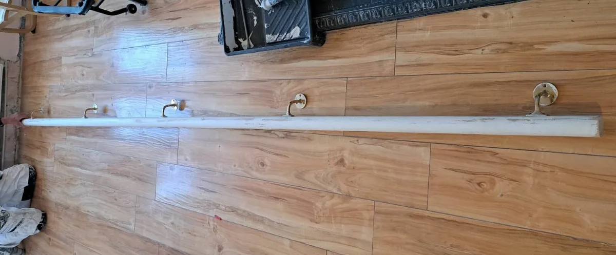 Stairs handrail wood