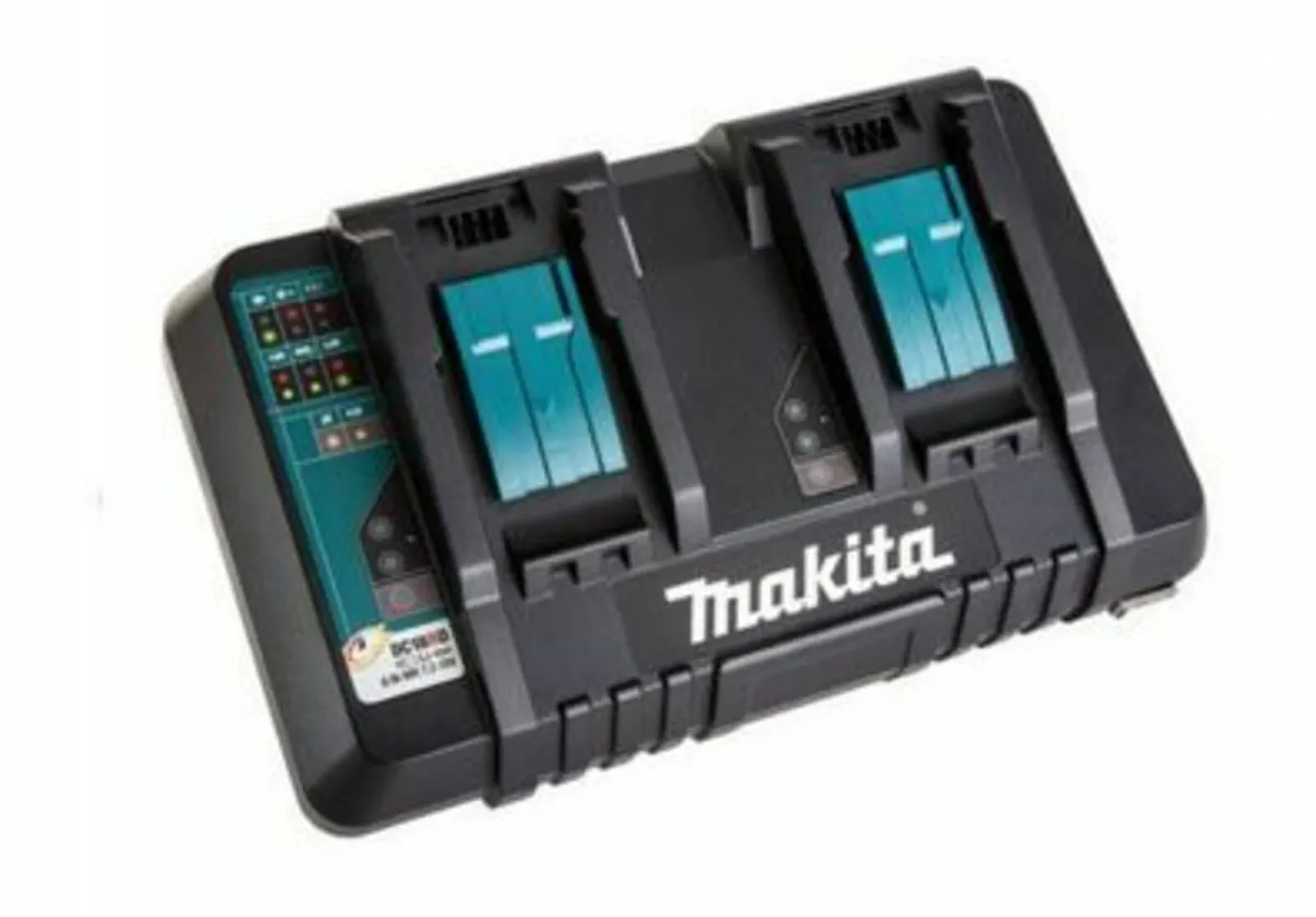 Makita DC18RD Li-Ion Twin Rapid Charger 240v
