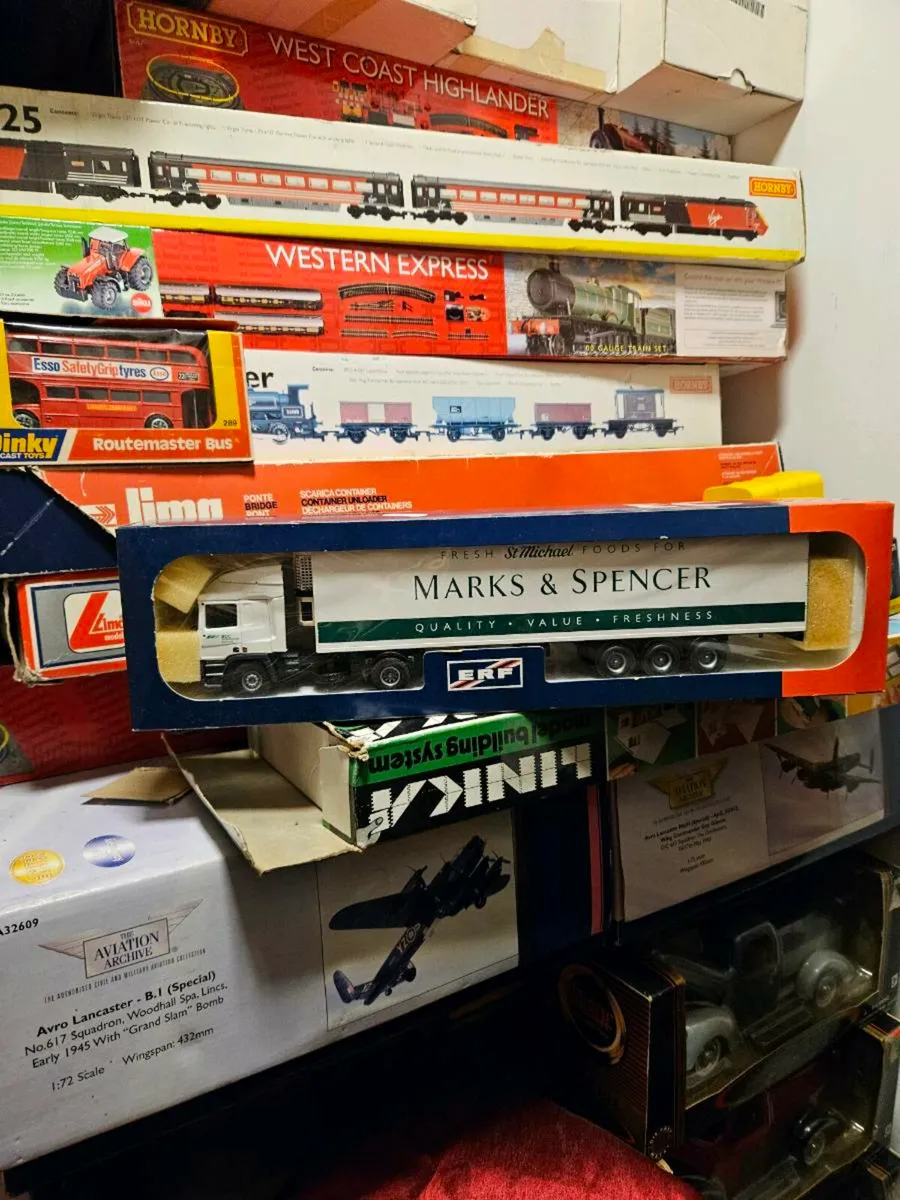 Corgi Tekno ERF Tractor Unit Marks & Spencer Trail - Image 1