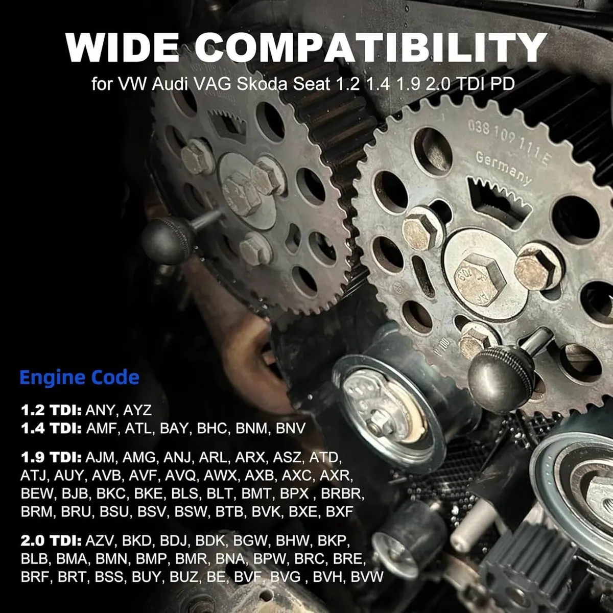 6 Pcs Diesel Engine Timing Tool Kit Locking Tool S - Image 1