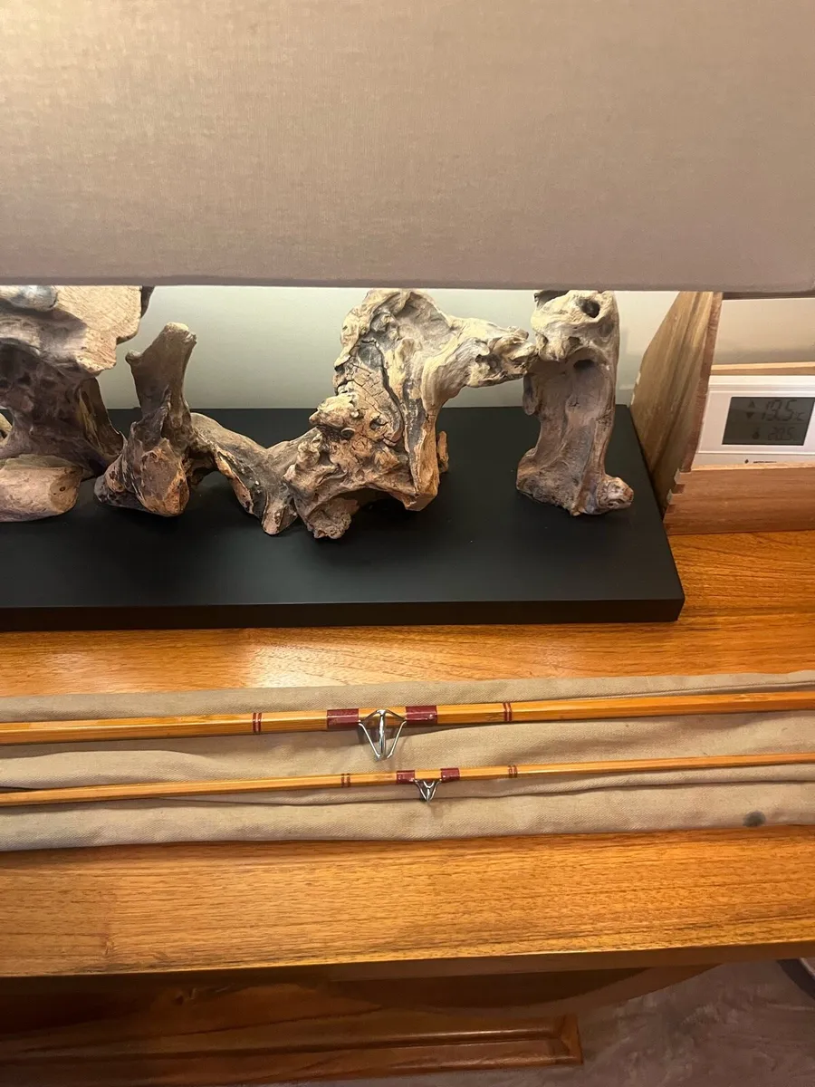 Vintage  J.S Sharpe Aberdeen Split Cane Spin Rod - Image 4