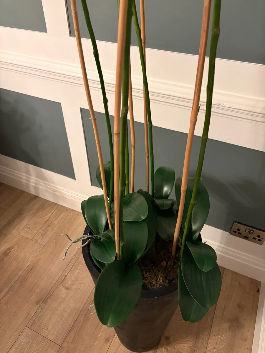 6ft Artificial Orchid Plant - Image 4