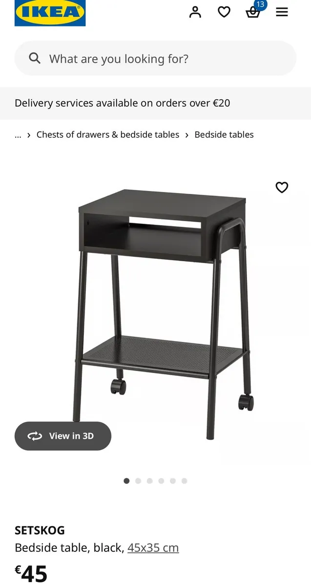 IKEA Setskog Bedside Table - Image 2