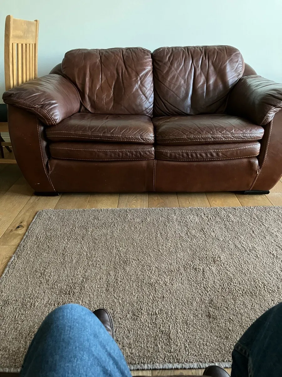 2x 2seated arm chair - Image 2