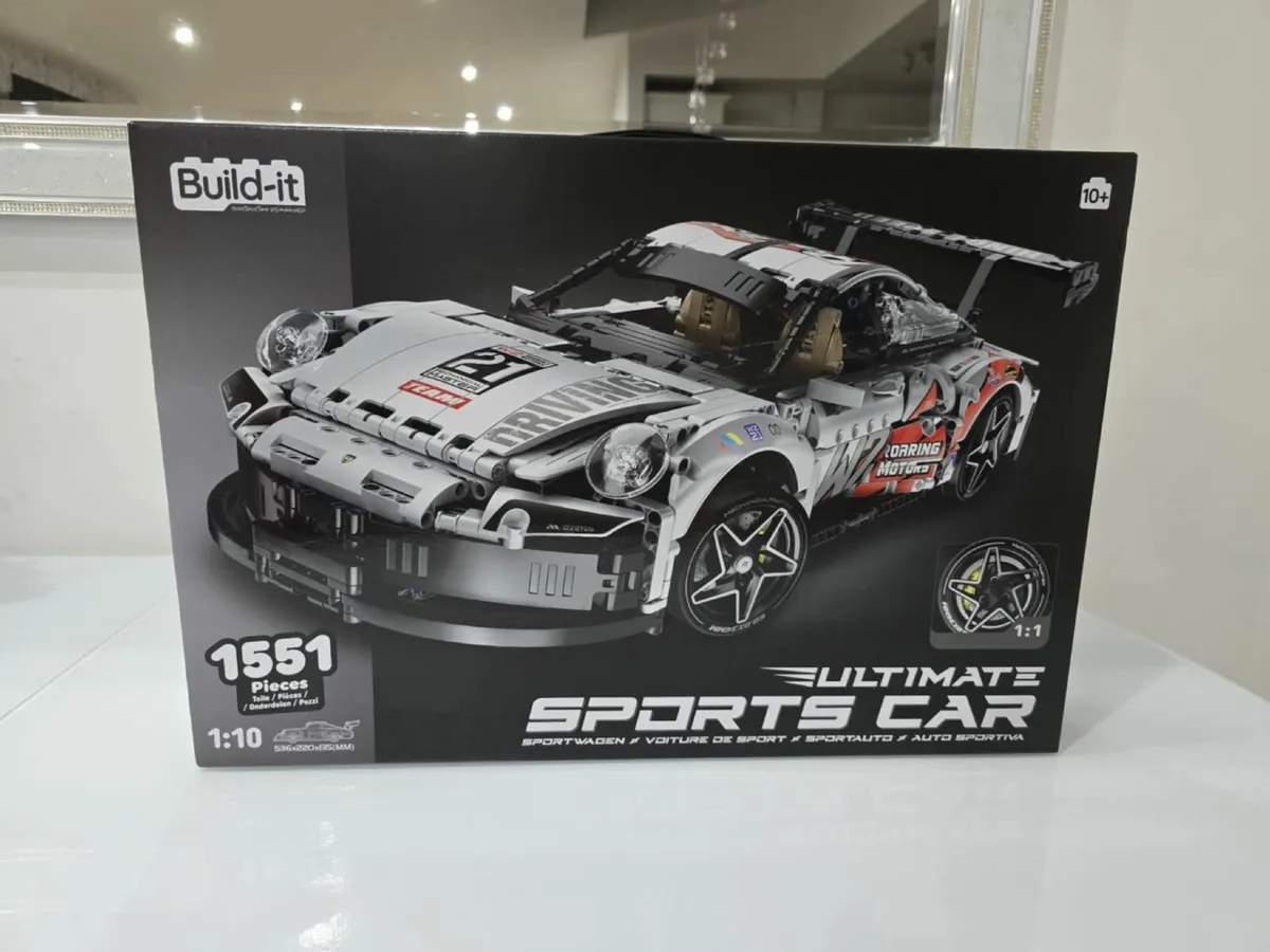 Block Kit Supercar 1.10 – 1551 Pieces  Experience - Image 4
