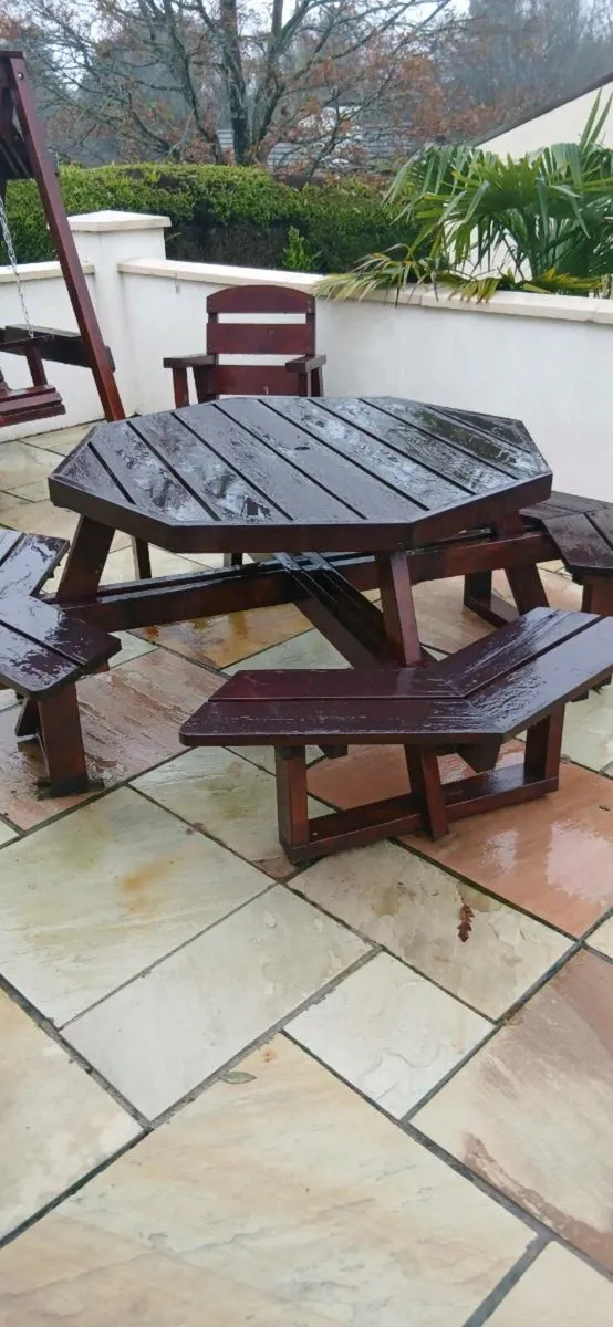 Patio table 8 seater - Image 1
