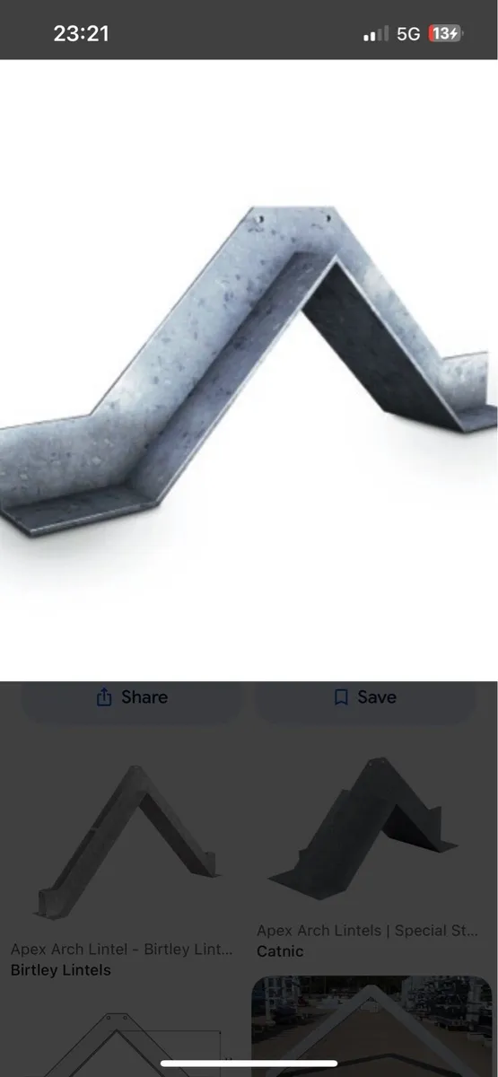 Keystone structural apex lintel - Image 1