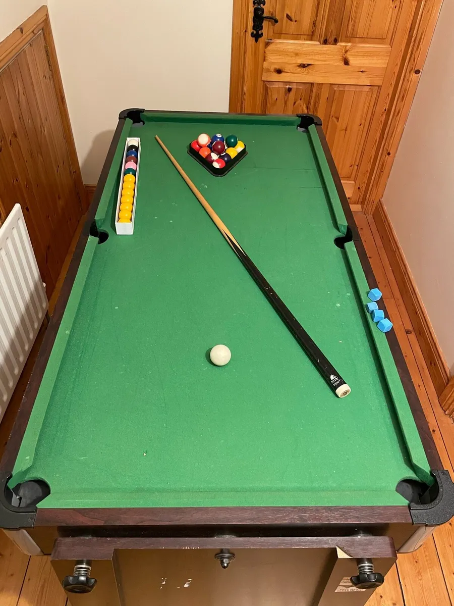 2 way pool and air hockey table - Image 2